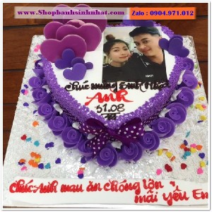 Bánh Sinh Nhật In Hình Ảnh - H395